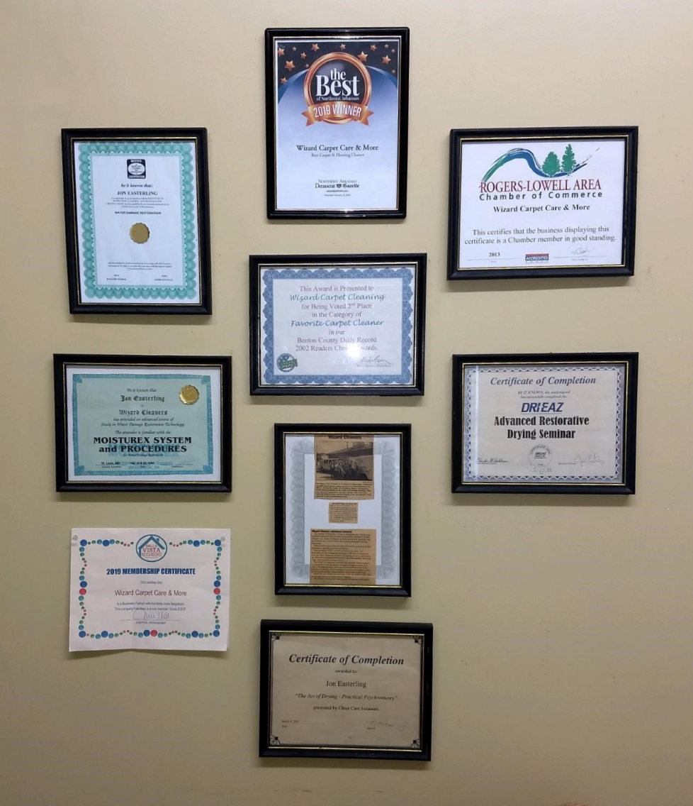 Carpet Cleaning in Northwest Arkansas, Wizard Carpet Cleaning